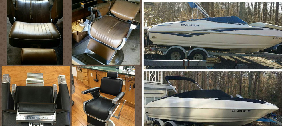 Automotive vinyl and canvas upholstery work Dumfries Virginia